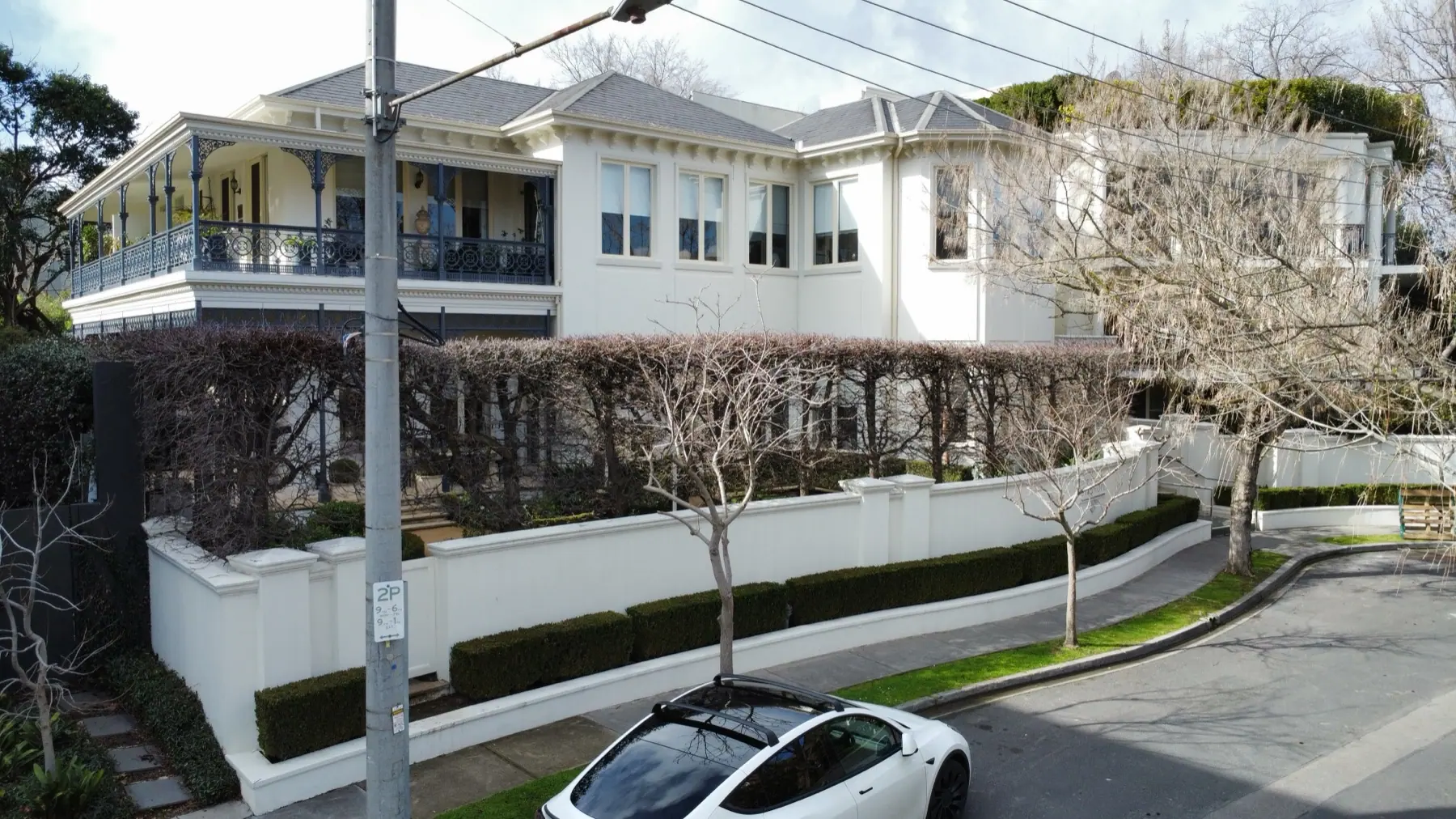 Completed detailed exterior painting on the Stanhope Court frontage