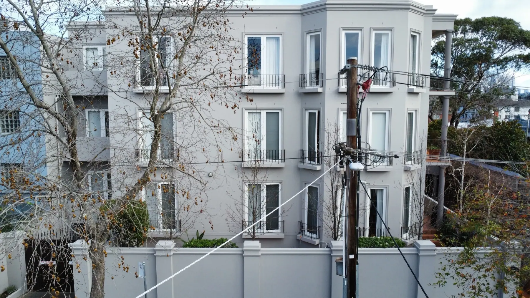 Street elevation after exterior maintenance at 3 Hobson Street